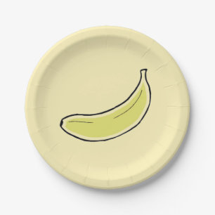 Banane Pappteller