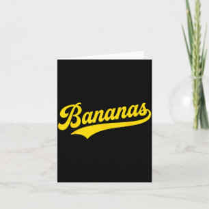 Banane Retro Humor Bananen Klassiker Männer Frauen Karte