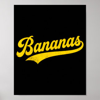Banane Retro Humor Bananen Klick Männer Frauen Kin Poster