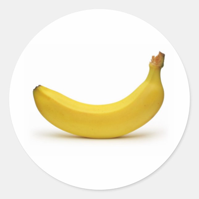 Banane Runder Aufkleber (Vorderseite)