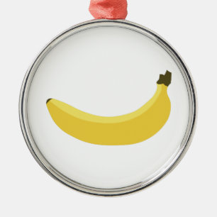 BANANE SILBERNES ORNAMENT