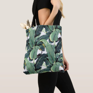 Banane verlässt Palme tropische Tasche
