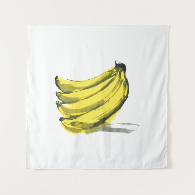 Banane Wandteppich (Vorderseite)