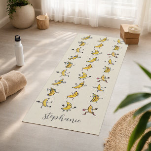 Banane Yoga Kaffee Yogamatte