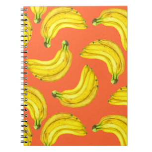 Bananen-Aquarell Notizblock