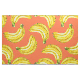 Bananen-Aquarell Stoff