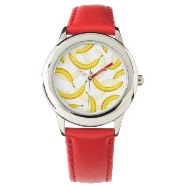 Bananen Armbanduhr (Vorderseite)