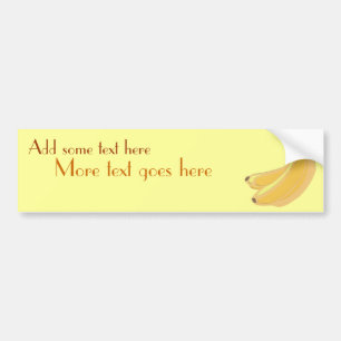 Bananen-Autoaufkleber Autoaufkleber