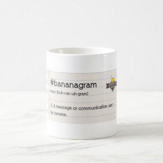 BANANEN #bananagram Notizbuch-Tasse Kaffeetasse