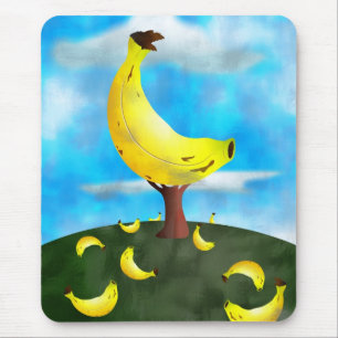 Bananen-Baum Mousepad