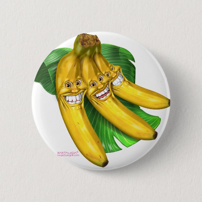 Bananen Button (Vorderseite)