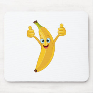 Bananen-Cartoon-Design Mousepad