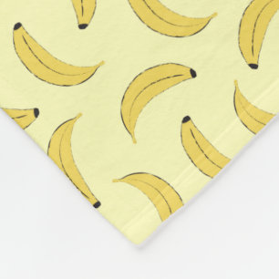 Bananen Fleecedecke