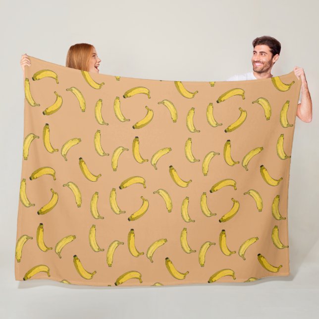 Bananen Fleecedecke (Beispiel)