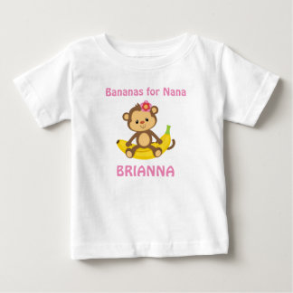 Bananen für Baby-Geldstrafe-Jersey-T - Shirt Nanas