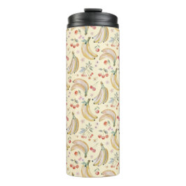 Bananen für Kirschen Thermosbecher