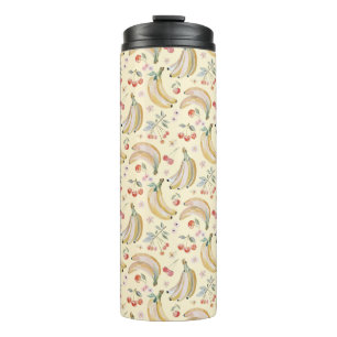 Bananen für Kirschen Thermosbecher