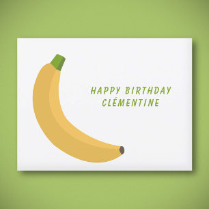 Bananen Geburtstag Postkarte