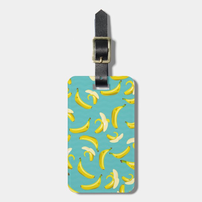 Bananen Gepäckanhänger (Vorderseite vertikal)