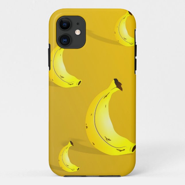 Bananen-Hintergrund Case-Mate iPhone Hülle (Rückseite)