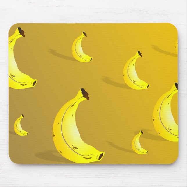 Bananen-Hintergrund Mousepad (Vorne)