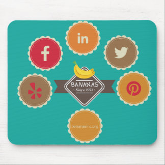 BANANEN Ikonen-Mausunterlage Mousepad