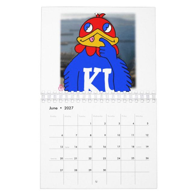 Bananen-Jayhawk Kalender (Jun 2027)