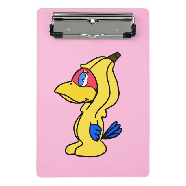 Bananen-Jayhawk Mini Klemmbrett (Vorderseite)