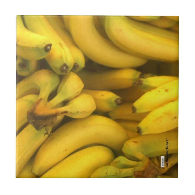Bananen-Keramik Fliese (Vorderseite)