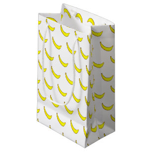 Bananen kleine Geschenktasche Geschenktüte