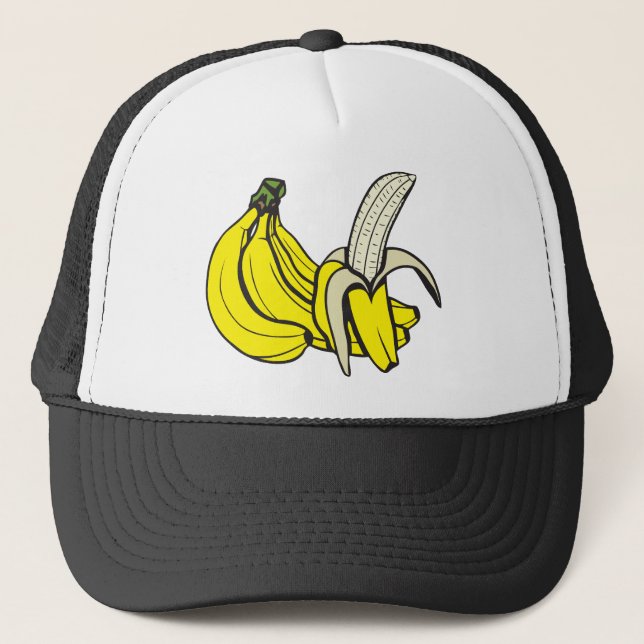 Bananen: Kundengerecht! Truckerkappe (Vorderseite)