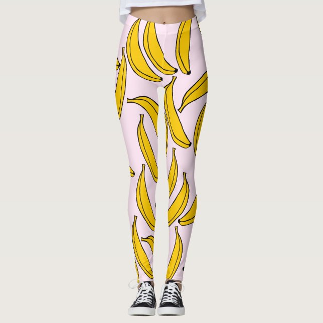 Bananen-Leggings Leggings (Vorderseite)