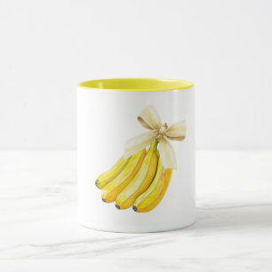 Bananen mit einer Schleife Tasse