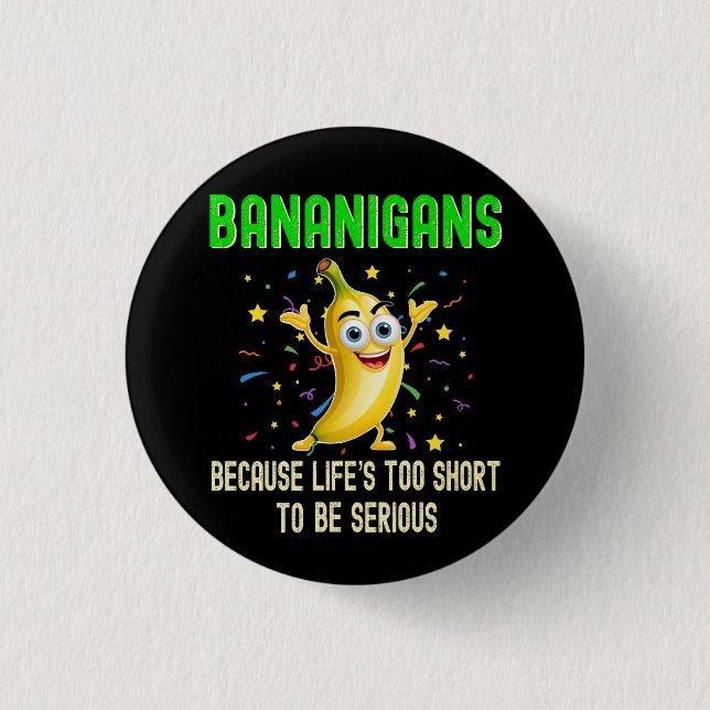 Bananen, Motivierend Zubehör, Bananen Button (Vorderseite)