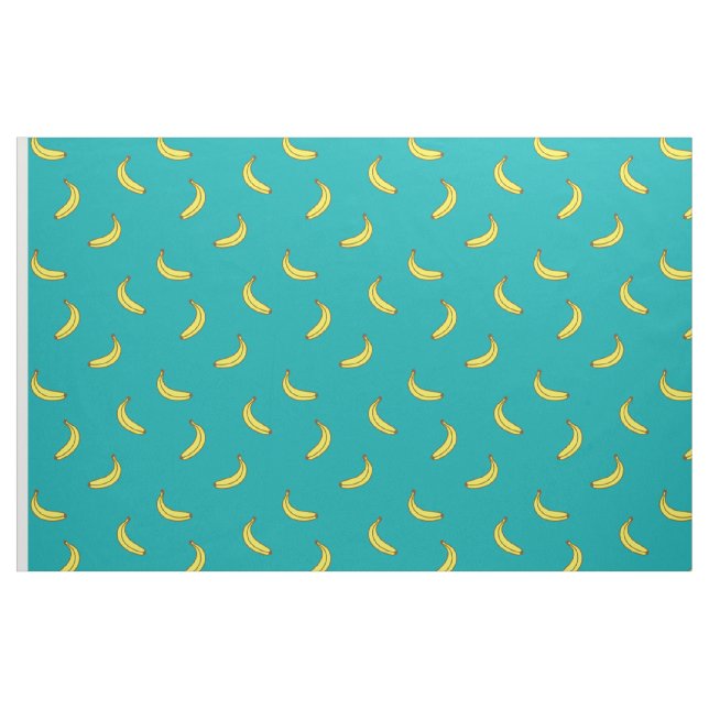 Bananen-Muster-Gewebe Stoff (Fat Quarter (45,7 x 55,9 cm))
