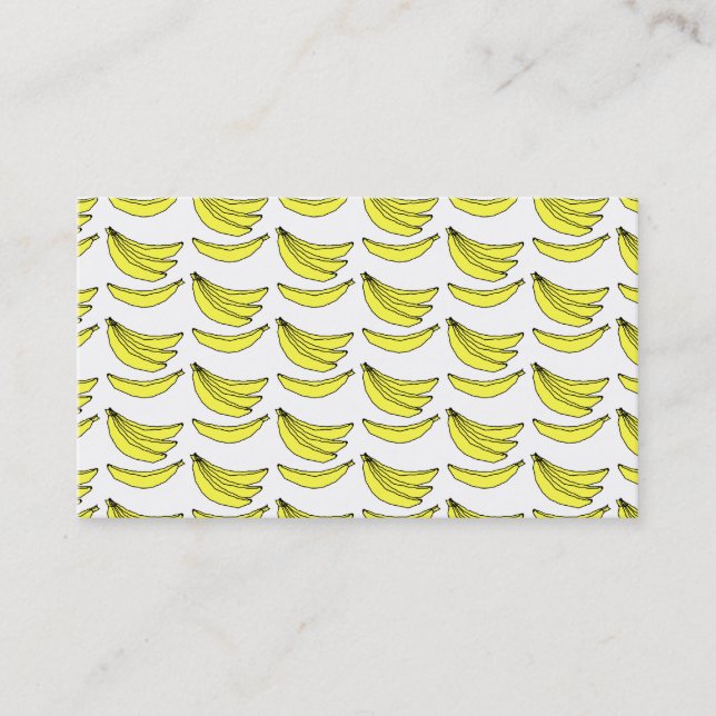 Bananen-Muster Visitenkarte (Vorderseite)