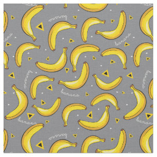 Bananen-Pop-Kunst-Druck-Gewebe Stoff