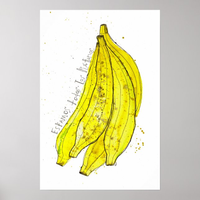 Bananen Poster (Vorne)