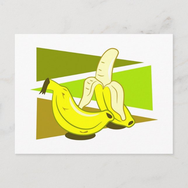 Bananen Postkarte (Vorderseite)