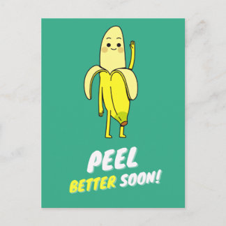 Bananen-Postkartenset Postkarte