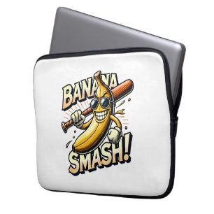 Bananen-Power-Up Laptopschutzhülle
