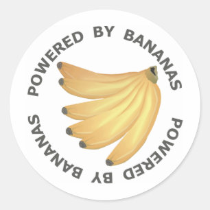 Bananen Runder Aufkleber
