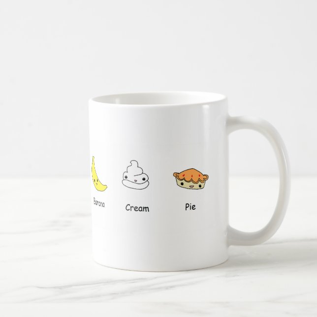Bananen-Sahnetorten-Freunde Kaffeetasse (Rechts)