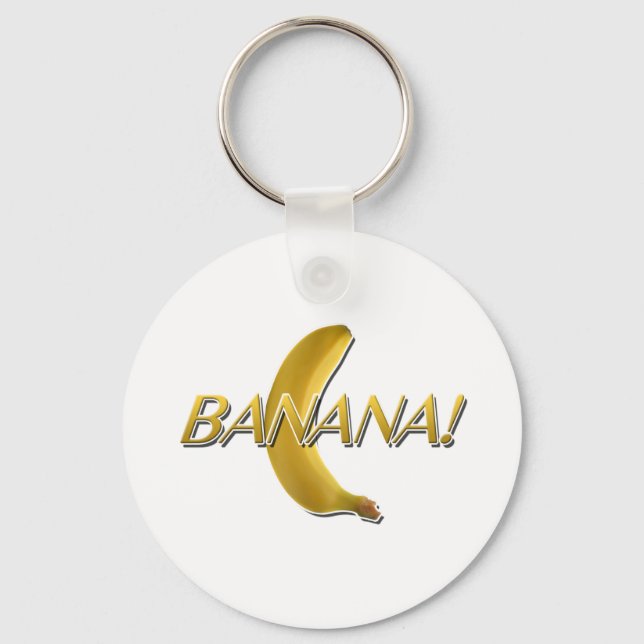 BANANEN! SCHLÜSSELANHÄNGER (Vorderseite)