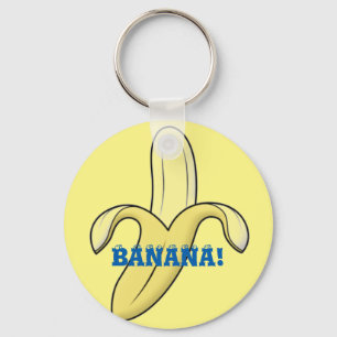 Bananen-Schlüsselring Schlüsselanhänger