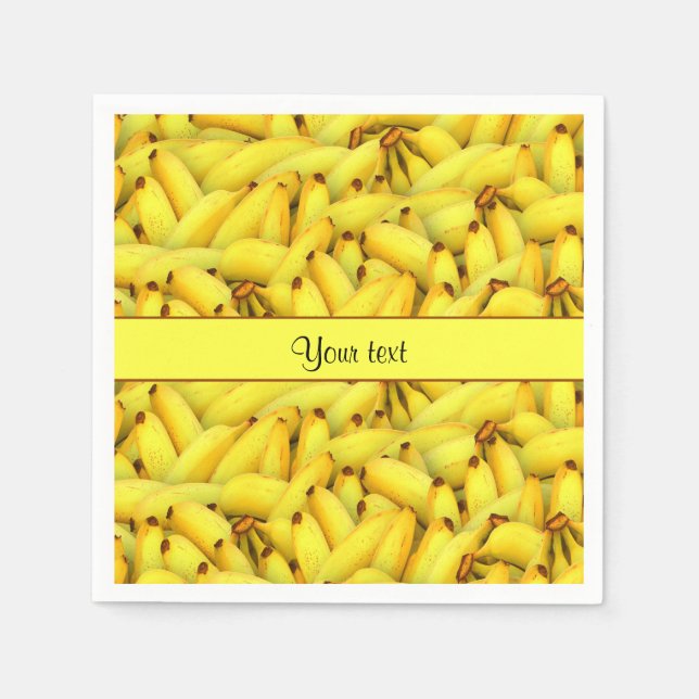 Bananen Serviette (Vorderseite)