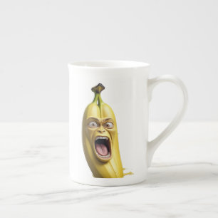 Bananen-Tasse sind wütend Prozellantasse