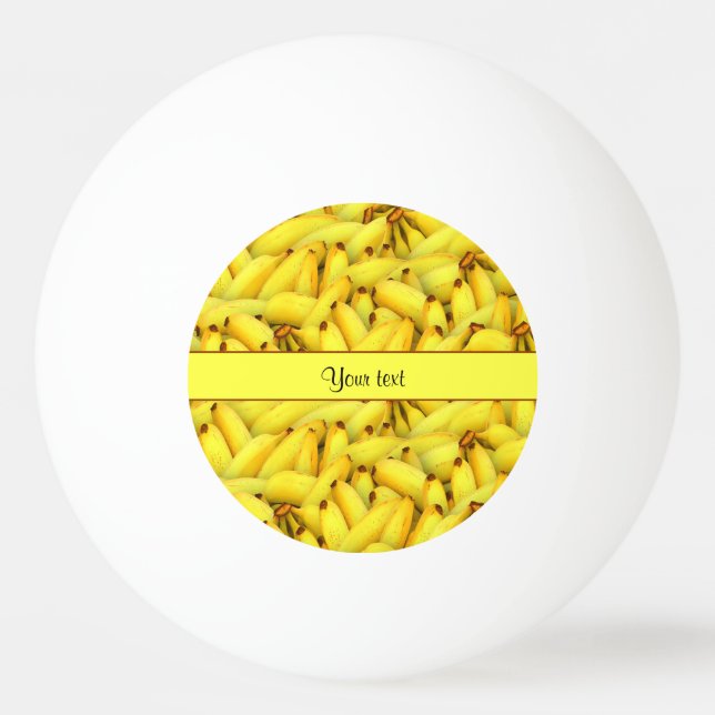 Bananen Tischtennisball (Vorderseite)
