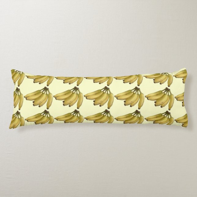 Bananen tropisch seitenschläferkissen (Vorderseite)