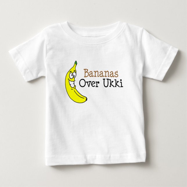 Bananen über Ukki Baby T-shirt (Vorderseite)